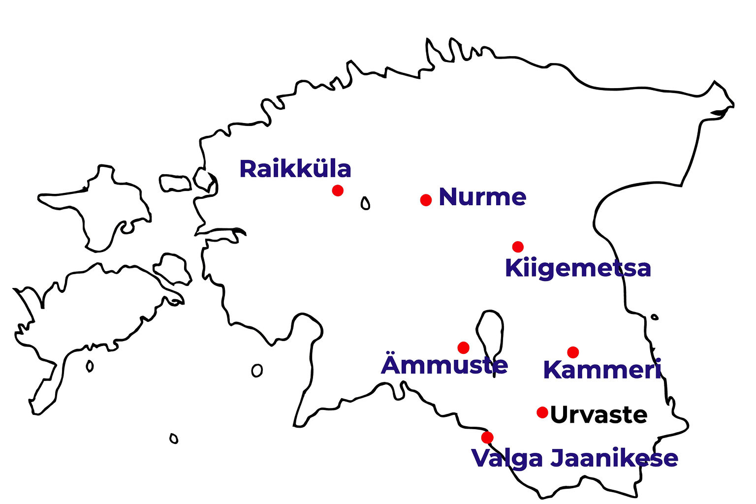 Maarjamaa Riigikooli tegevuskohtade kaardistatud tunnusgraafika